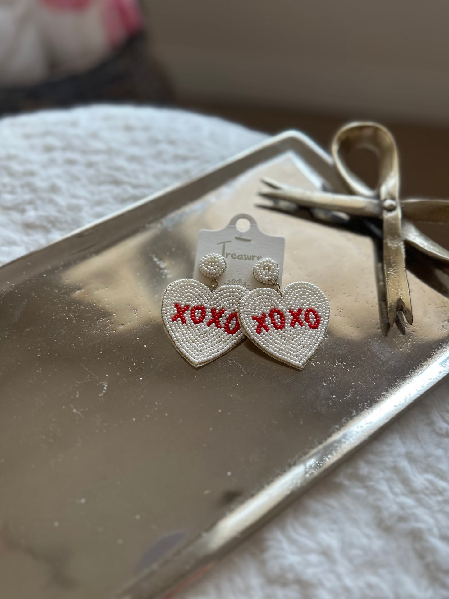 XOXO Beaded Earrings - SALE