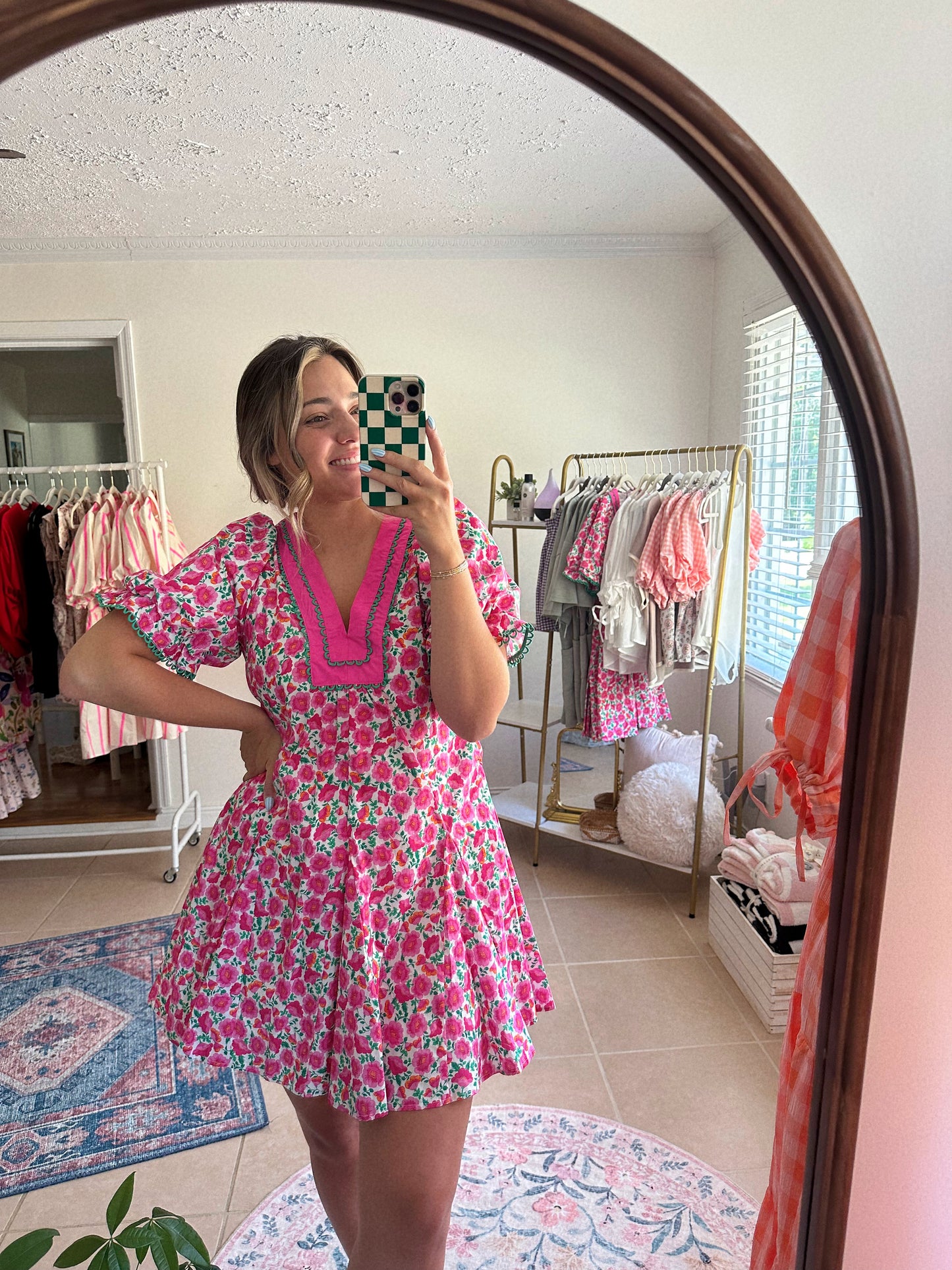 Embracing The Peonies Mini Dress SALE