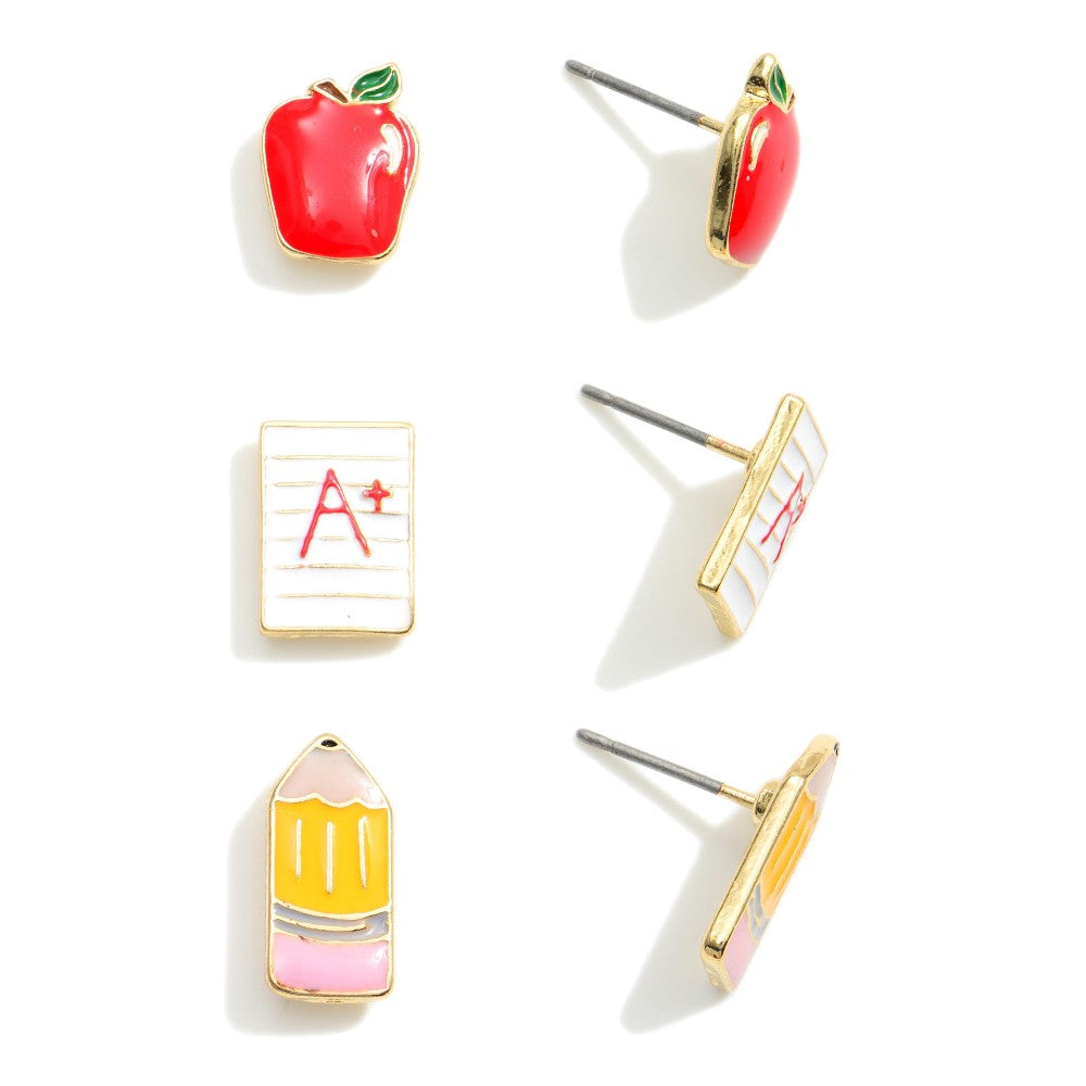 For Your Favorite Teacher Earring Set