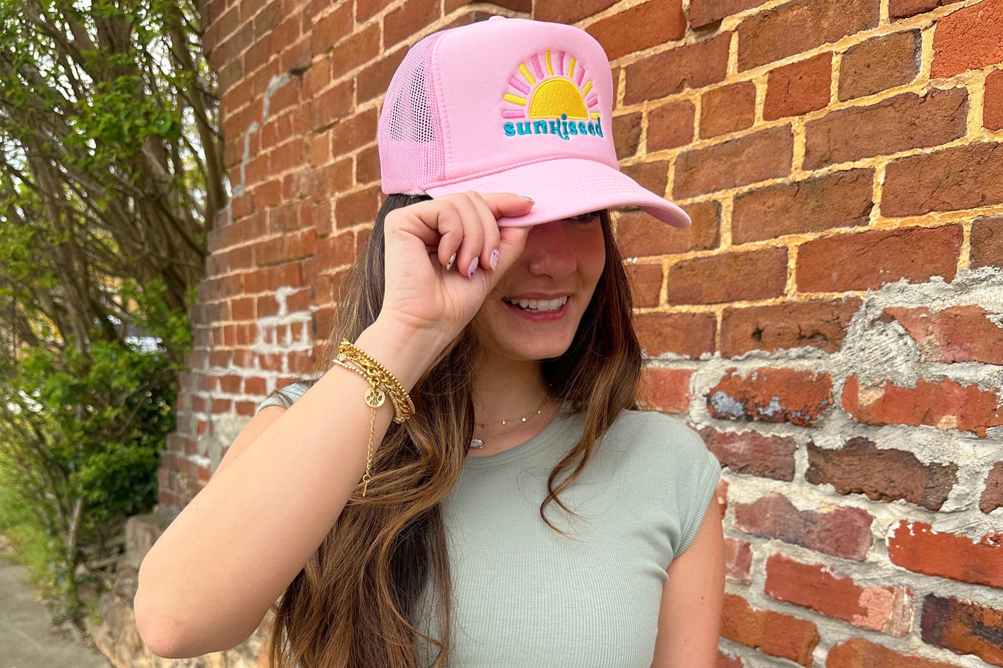 Sunkissed State Of Mind Embroidered Trucker Hat