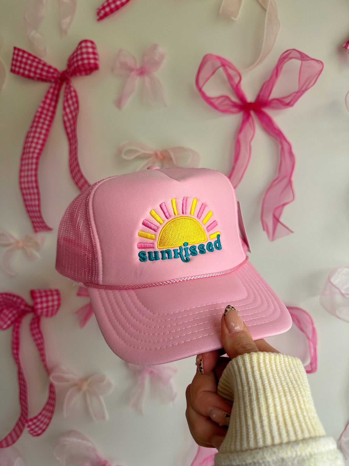 Sunkissed State Of Mind Embroidered Trucker Hat