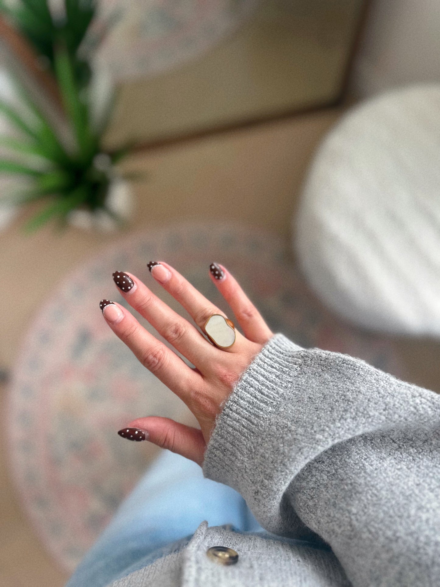 Timeless Elegance Pearl Gold Ring