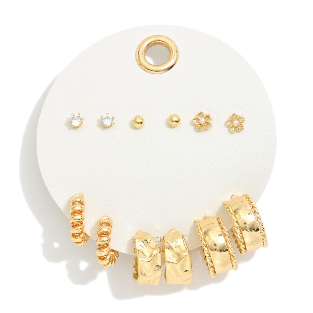 Dreamiest Gold Earring Set