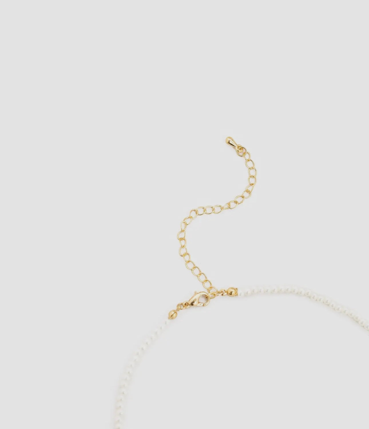 Mama Pearl + Bubble Letter Necklace