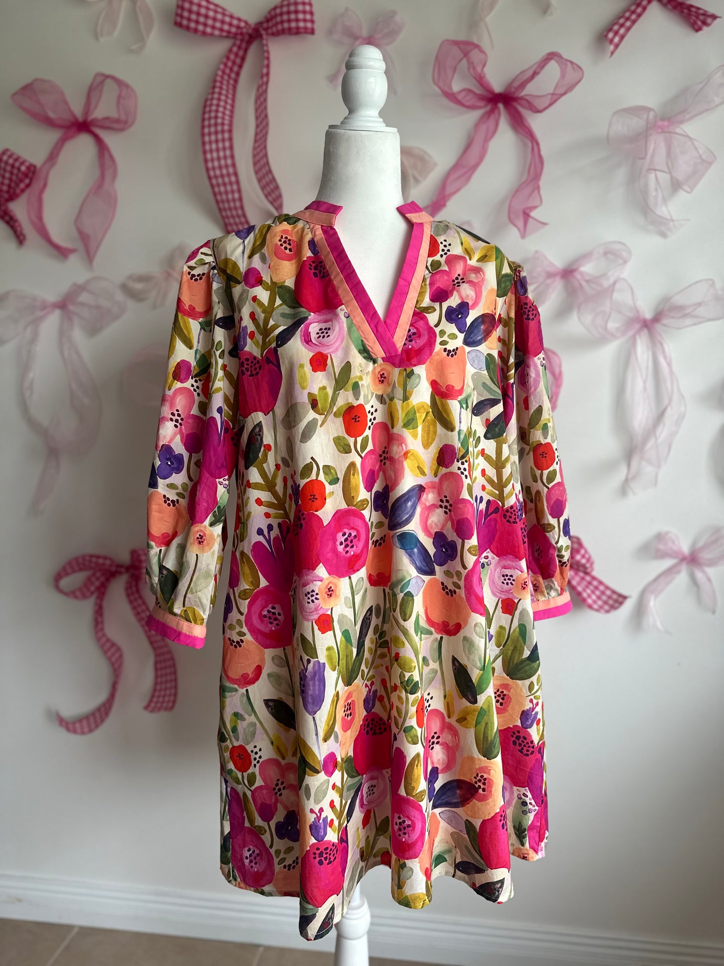 Sunshine State Of Mind Curvy Floral Mini Dress