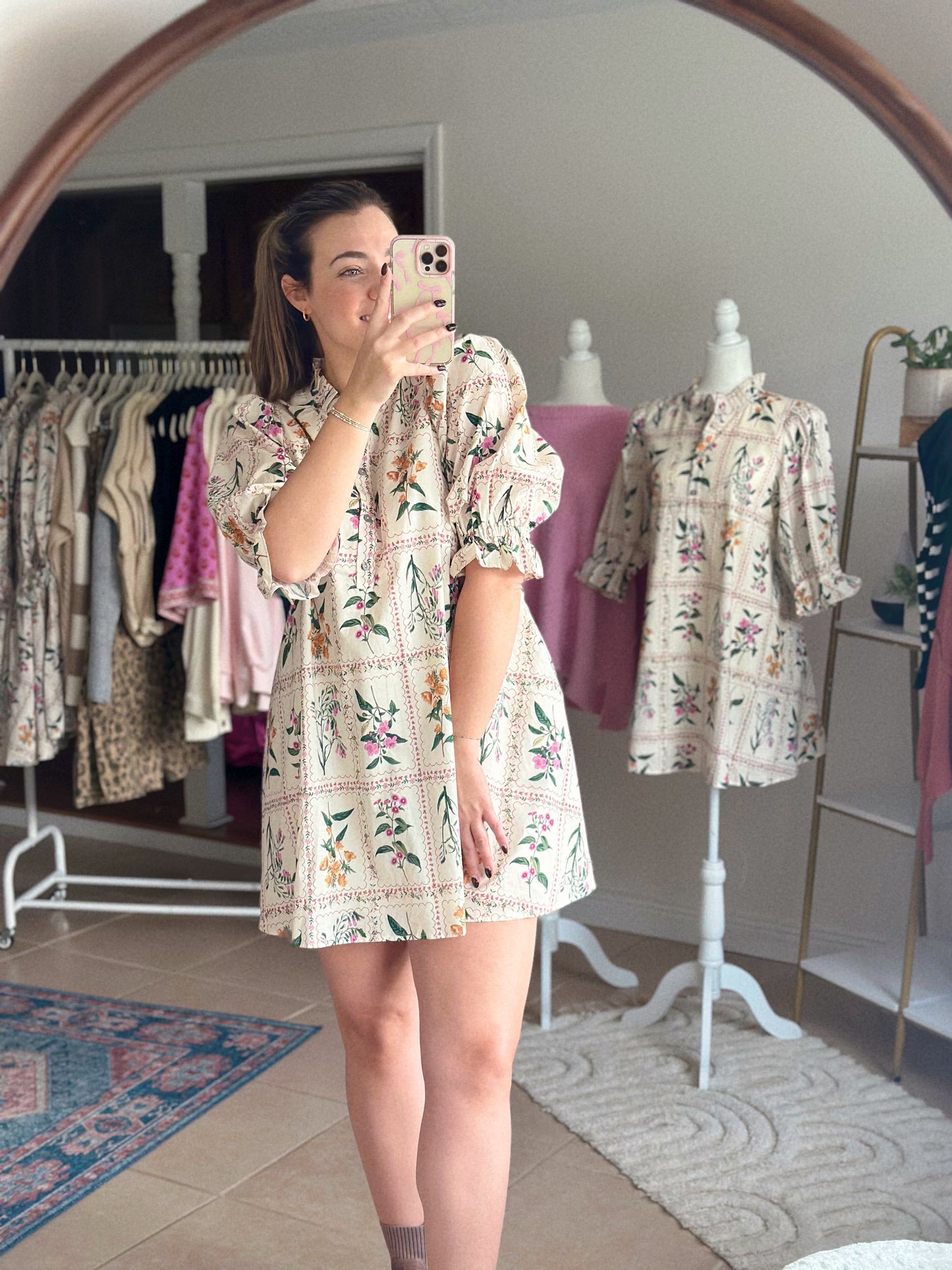 Running Through Flower Fields Mini Dress