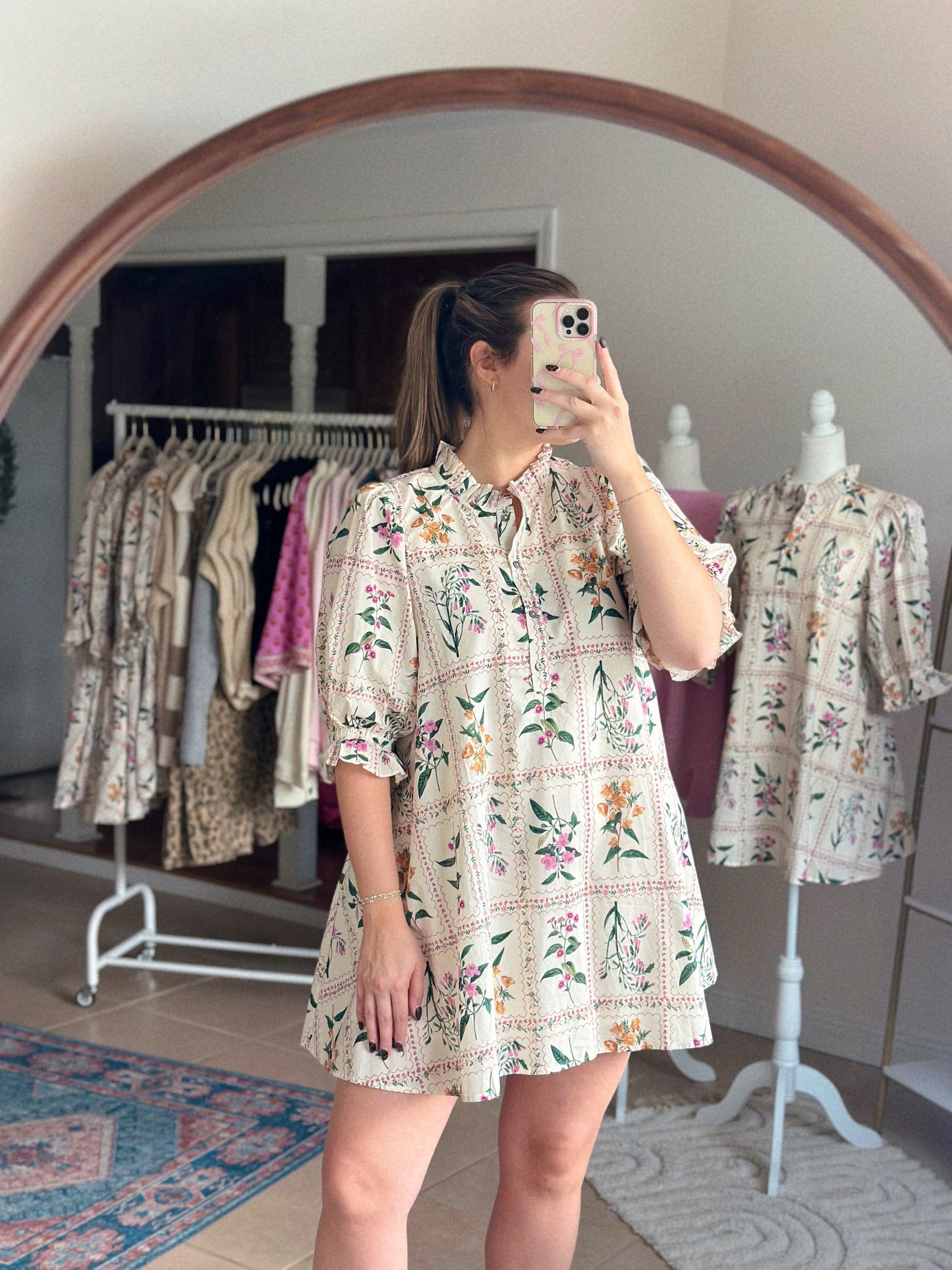 Running Through Flower Fields Mini Dress
