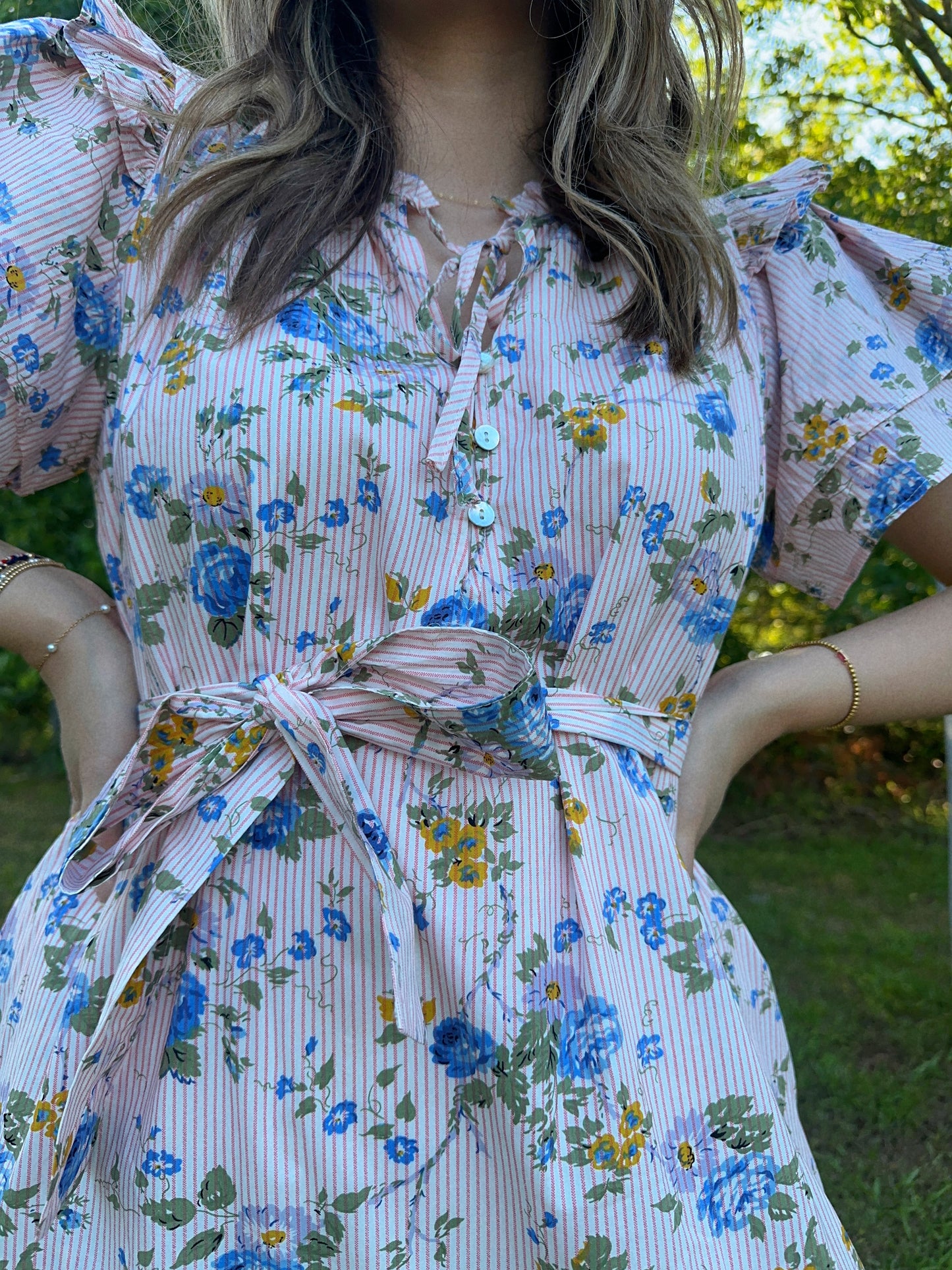 Sweetly Made Floral Midi Dress