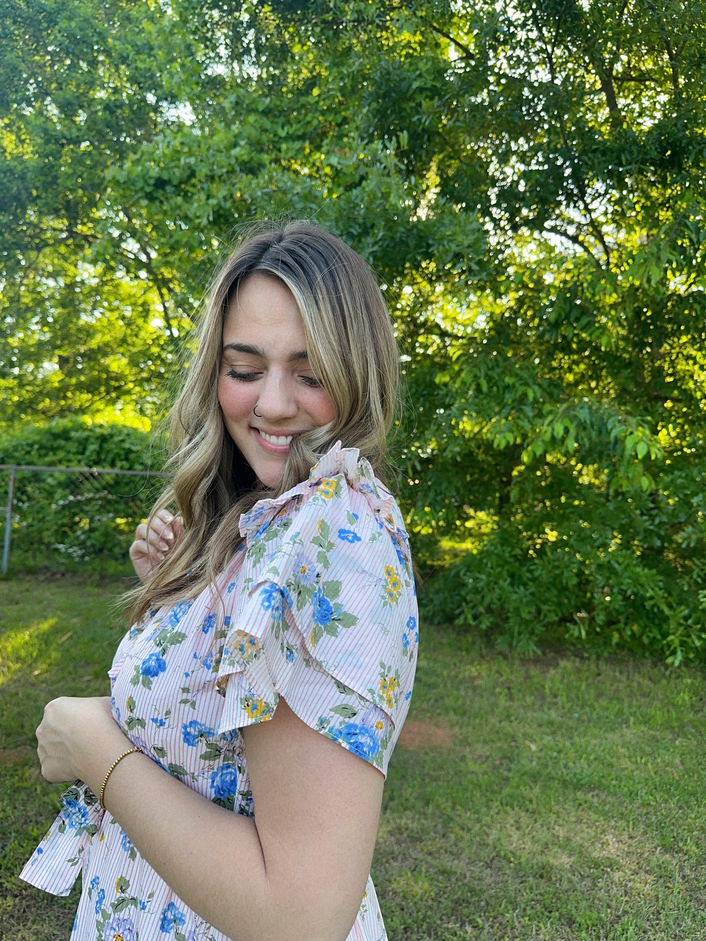 Sweetly Made Floral Midi Dress