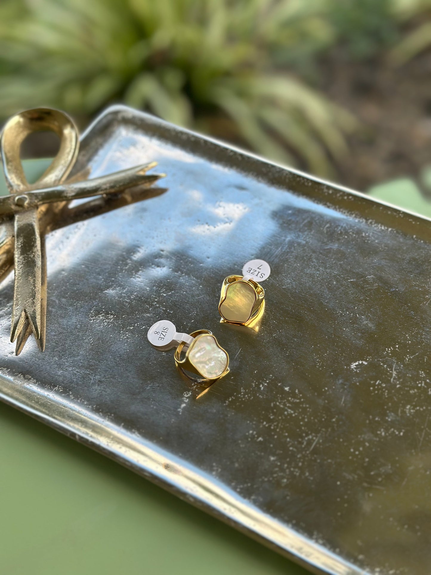 Timeless Elegance Pearl Gold Ring