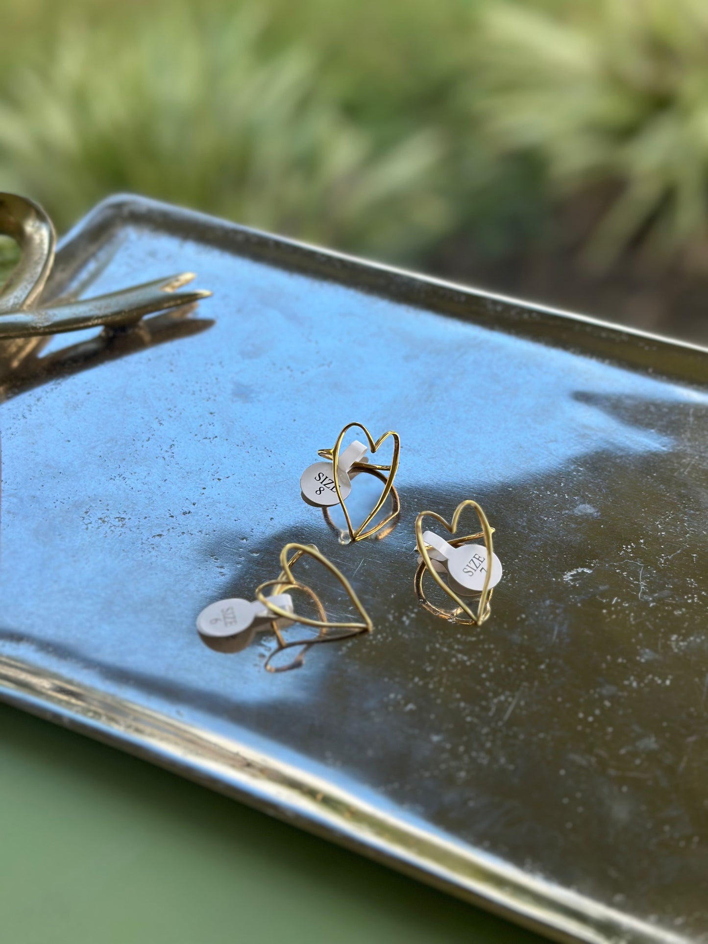 Wanting To Make A Statement Gold Heart Ring