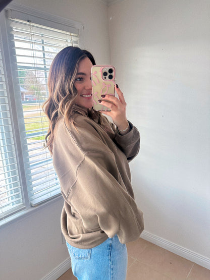 The Gingerbread Cutie Embroidered Sweatshirt SALE