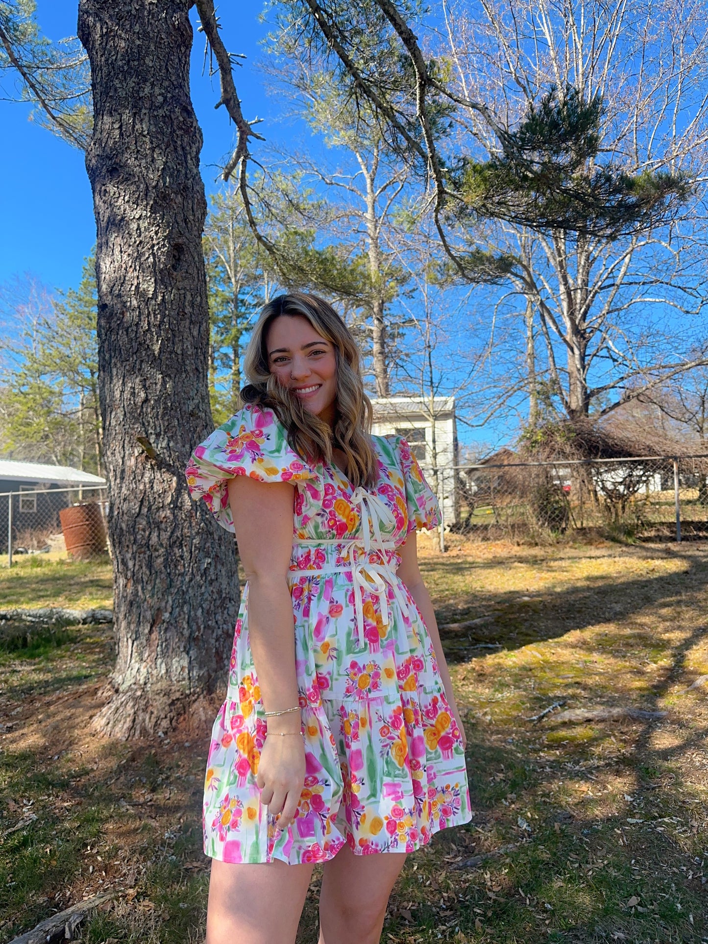 Flower Patch Cutie Mini Dress