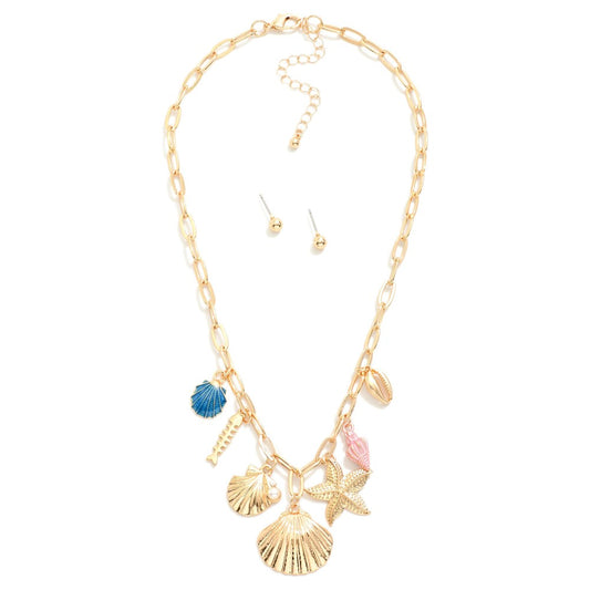 Vacation In The Sun Charm Necklace