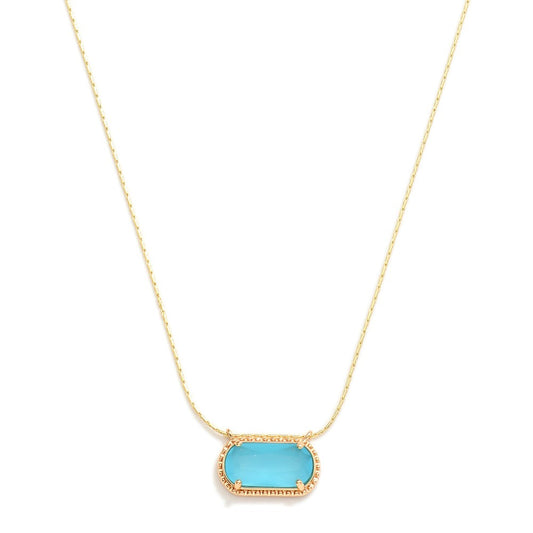 The Finishing Touch Blue Stone Necklace