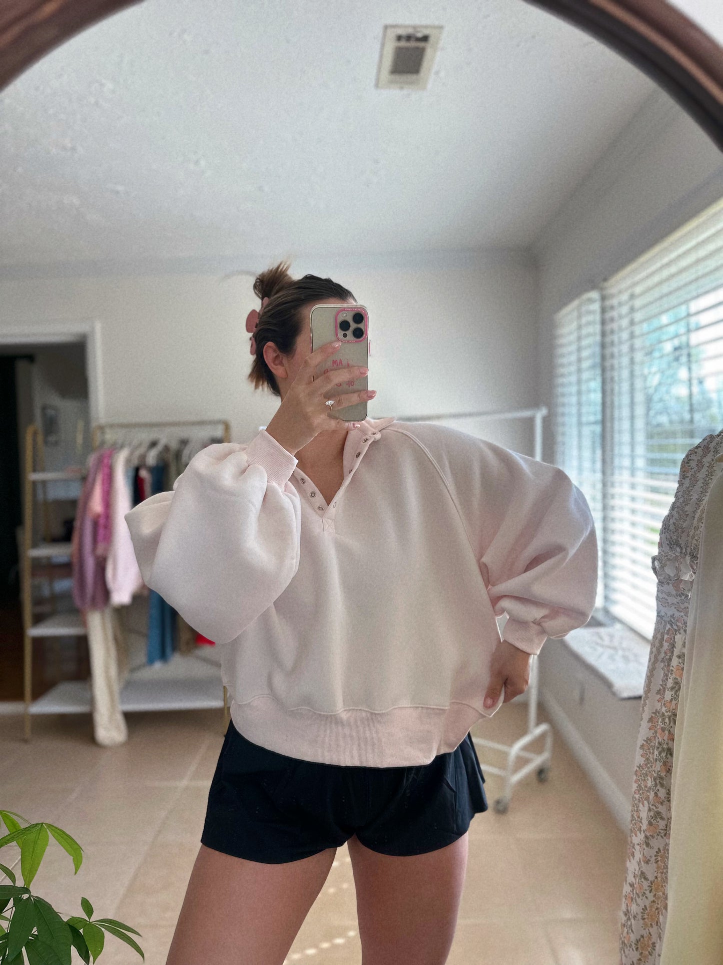 Cotton Candy Daydream Soft Pink Pullover