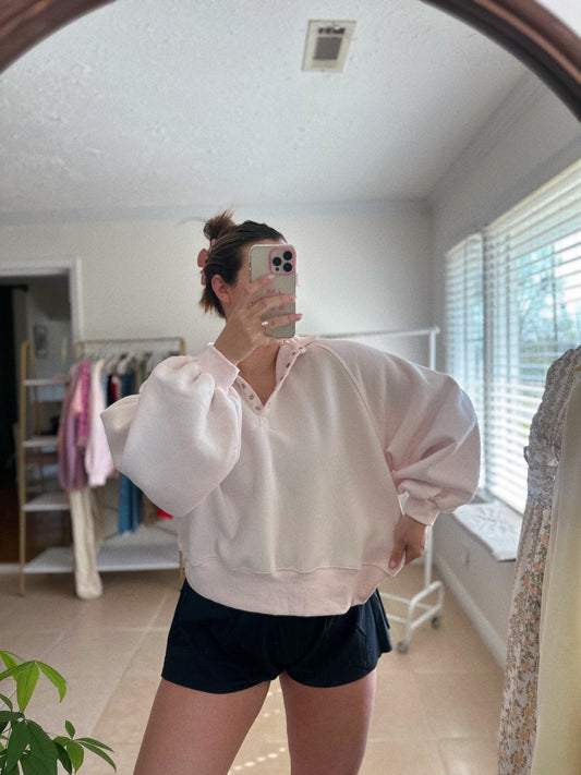 Cotton Candy Daydream Soft Pink Pullover