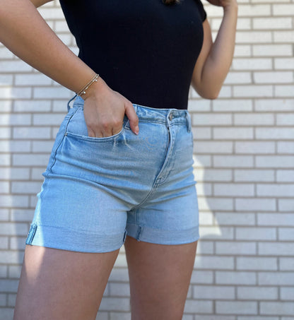 Risen Sun-Kissed High Rise Cuffed Shorts SALE
