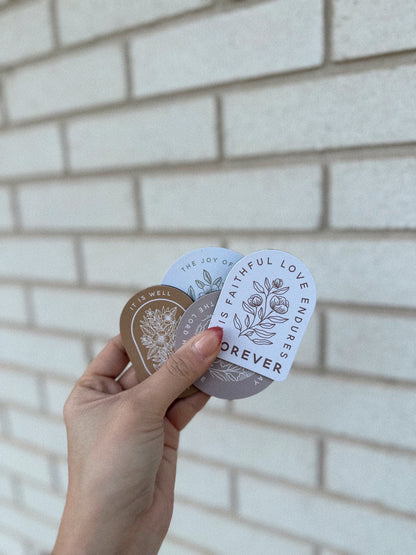 Floral Encouragement Magnet Set