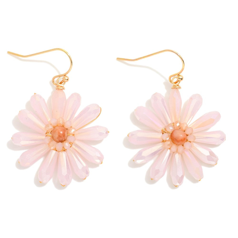 Running Through Flower Fields Pink Earrings