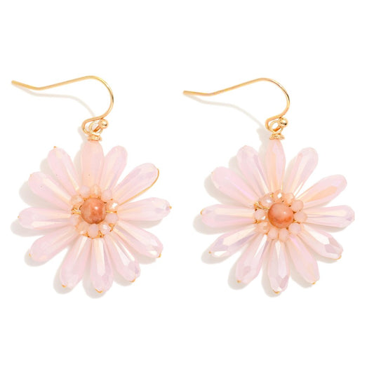 Running Through Flower Fields Pink Earrings