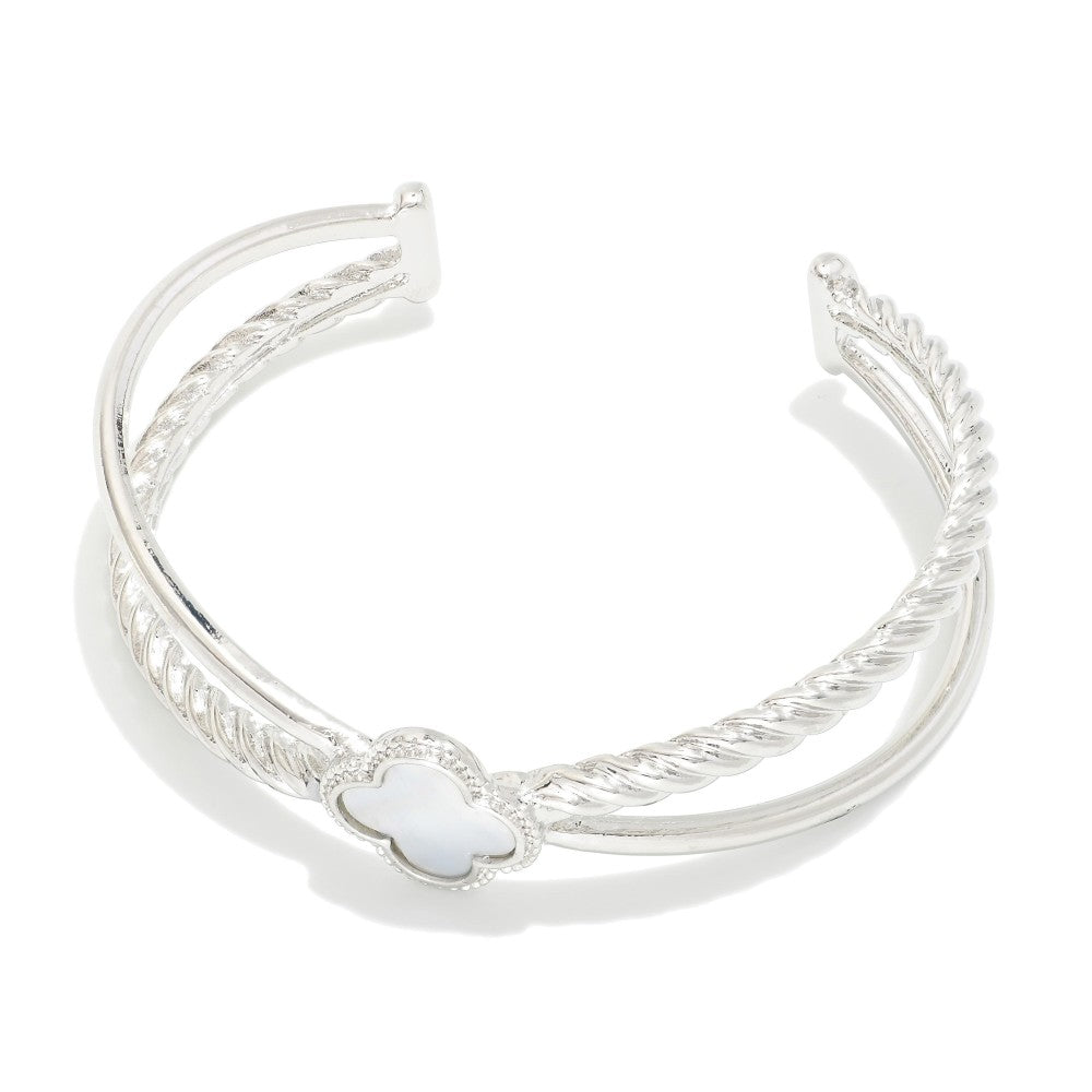 Just Really Obsessed Silver Cuff Bracelet