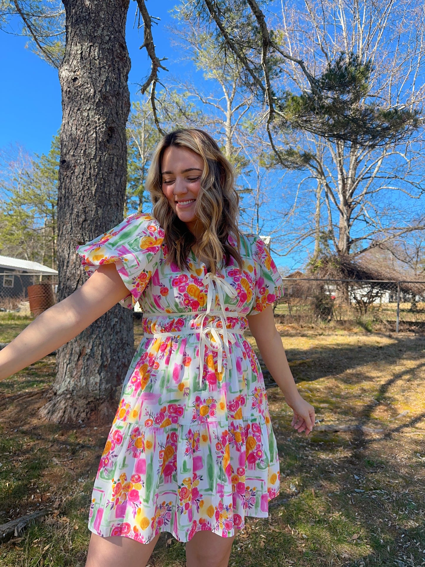 Flower Patch Cutie Mini Dress