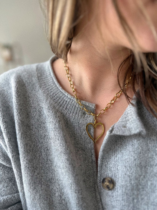 Heart Of Gold Necklace