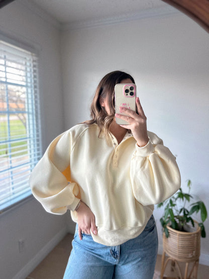 Sunshine State Of Mind Light Yellow Spring Pullover