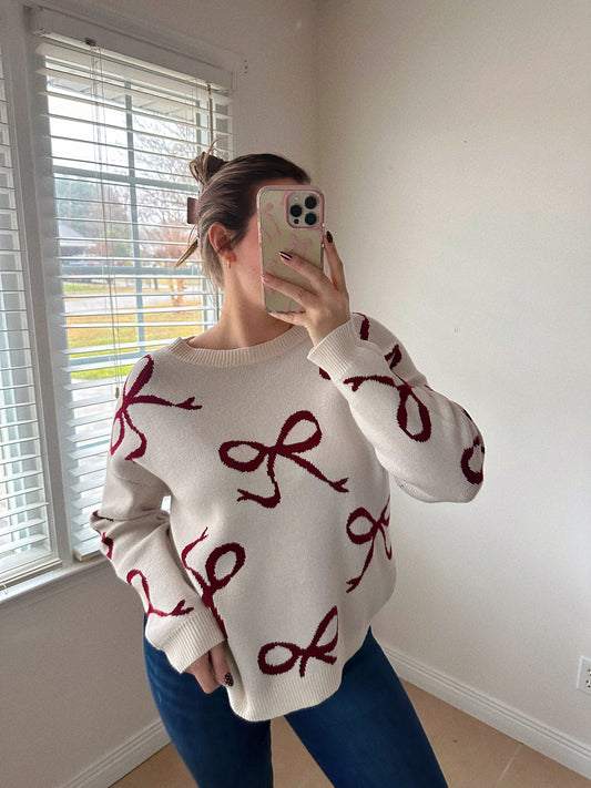 Bow & Behold Sweater LAST CHANCE