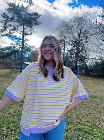 Call It Cozy Striped Top