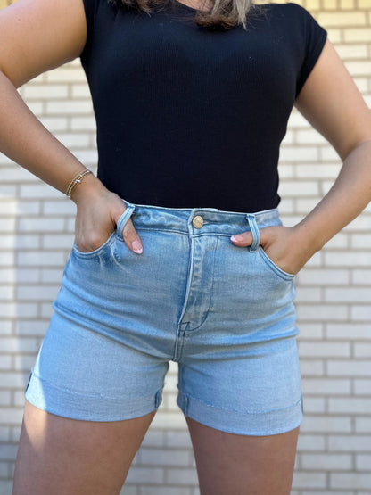 Risen Sun-Kissed High Rise Cuffed Shorts SALE