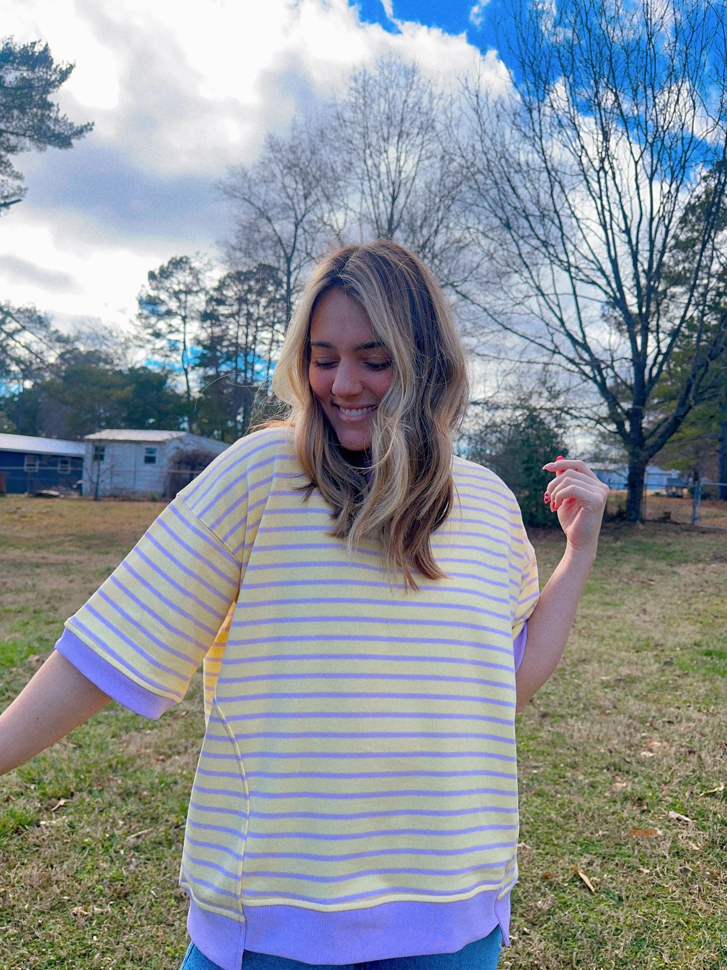 Call It Cozy Striped Top