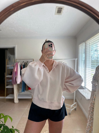 Cotton Candy Daydream Soft Pink Pullover