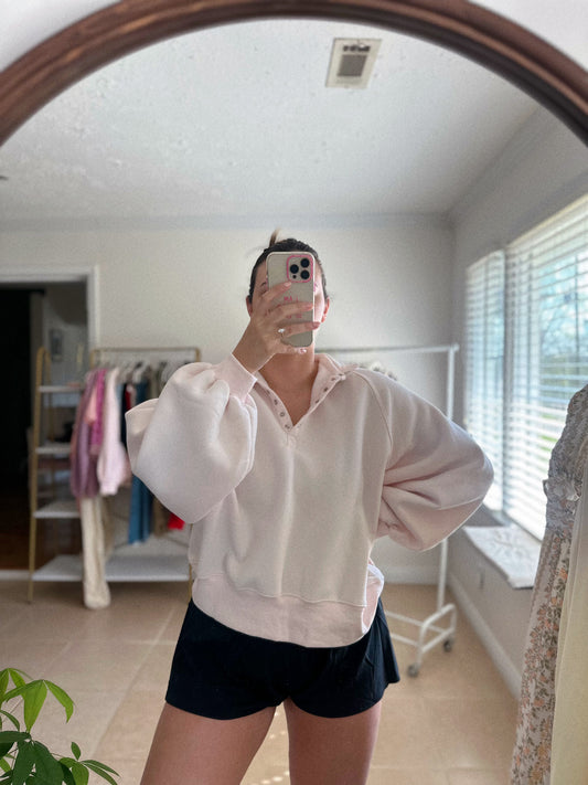 Cotton Candy Daydream Soft Pink Pullover