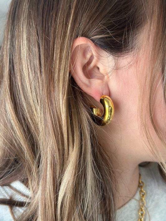 Accessory Must Have Gold Hoops
