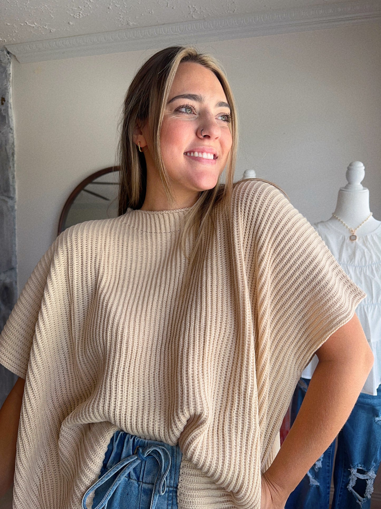 Closet Must Have Camel Knit Sweater
