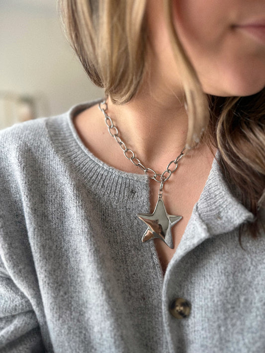 Cowgirl At Heart Silver Necklace