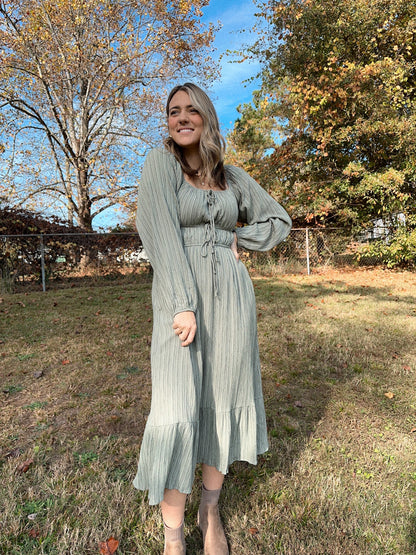 Fall Weather Ahead Midi Dress - SALE