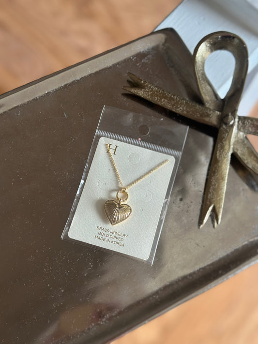 The Sweetest Gold Heart Necklace