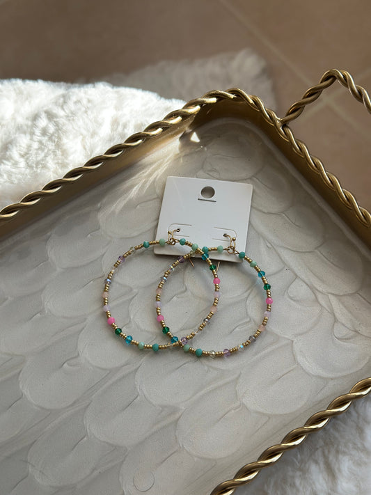Colorful Bliss Beaded Earrings