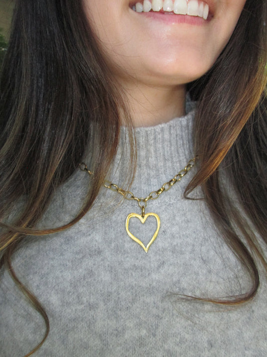 Heart Of Gold Necklace