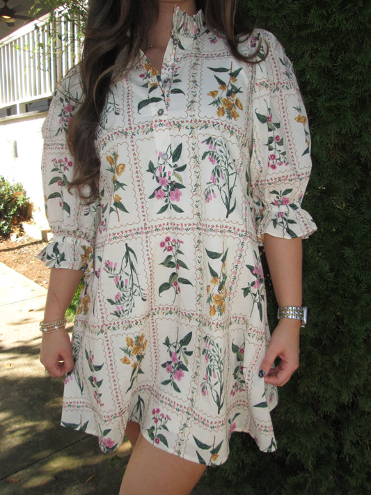 Running Through Flower Fields Mini Dress LAST CHANCE