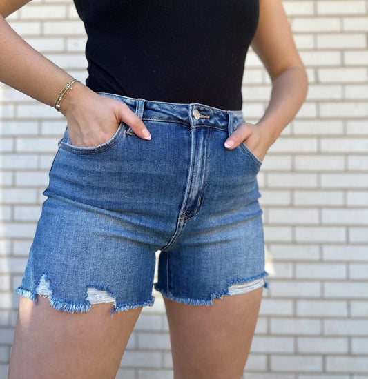 Risen Sunny State Of Mind Denim Shorts
