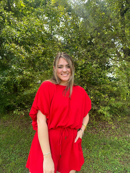 Poolside Cutie Drawstring Entro Shorts - LAST CHANCE SALE