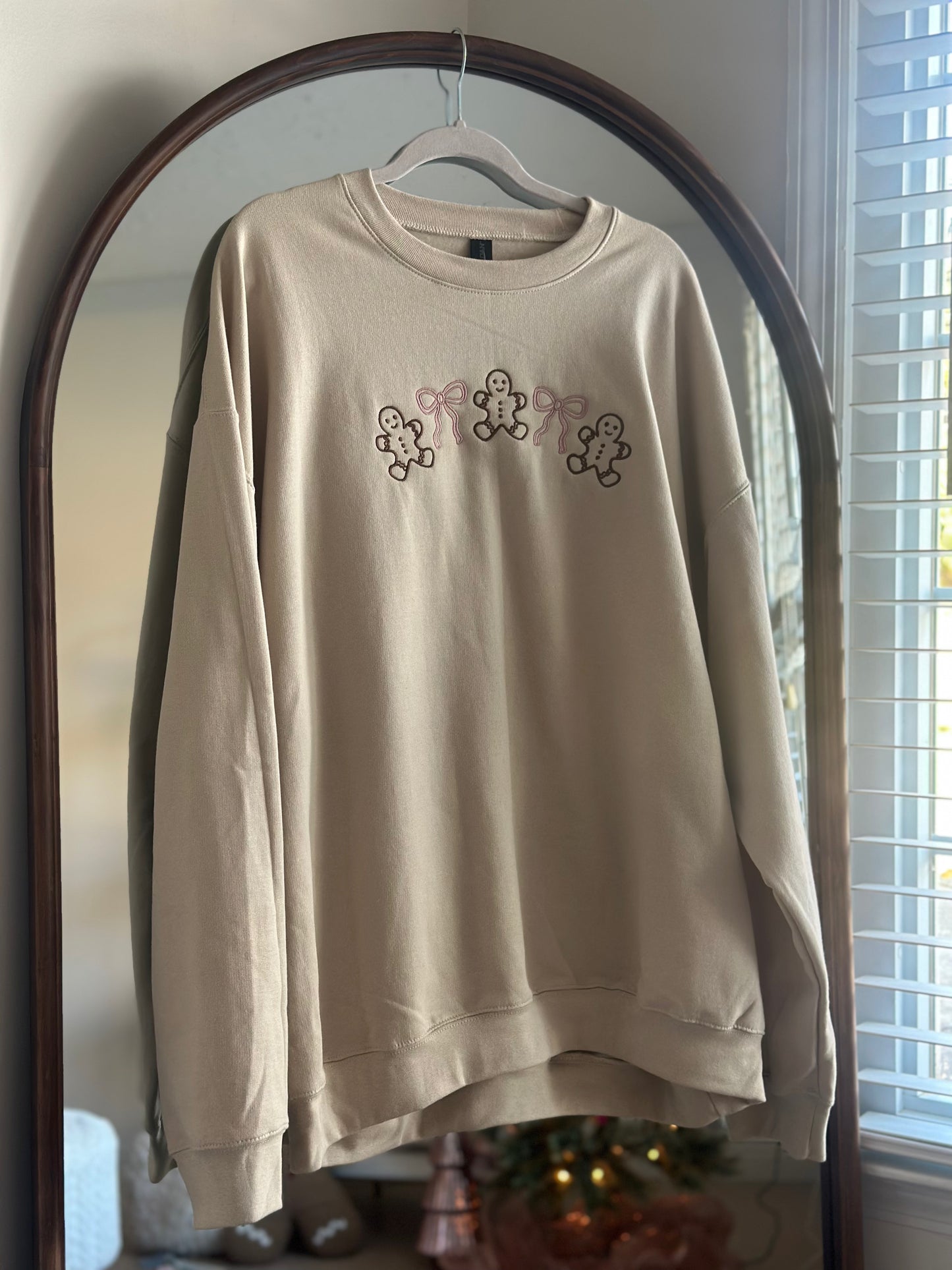 The Gingerbread Cutie Embroidered Sweatshirt