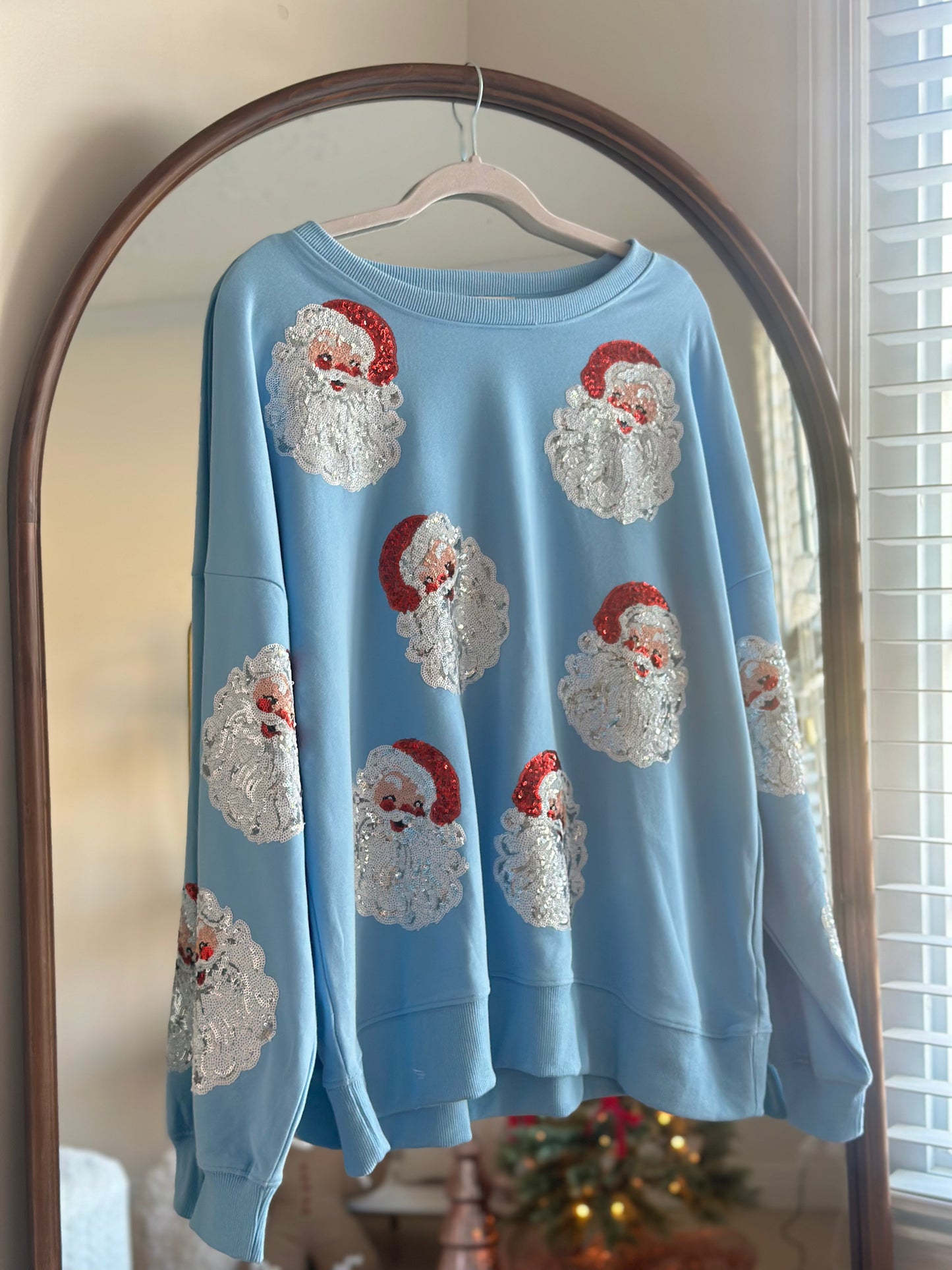 Santa Baby Sequin Sweatshirt LAST CHANCE