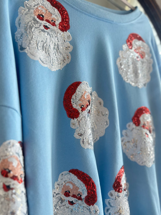 Santa Baby Sequin Sweatshirt LAST CHANCE