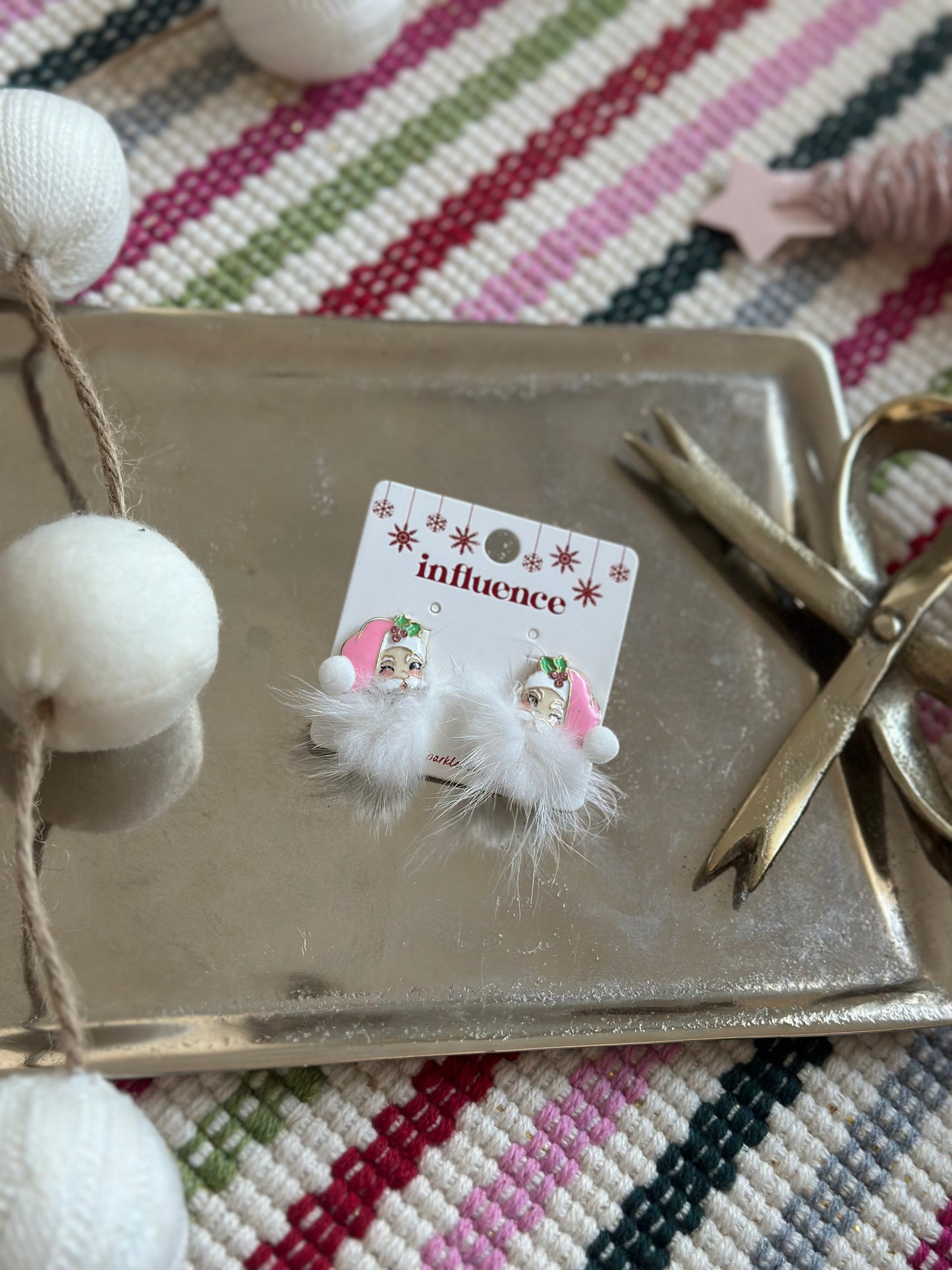 On Santa's Nice List Stud Earrings