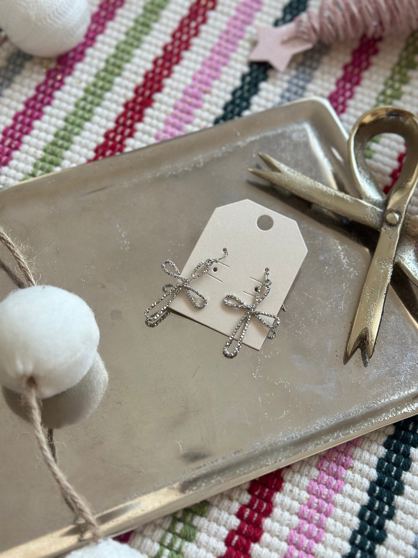 Silver Cross Earrings